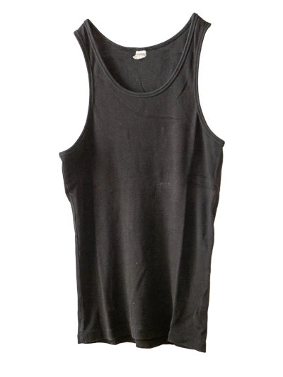 Black Ribbed Tank Top Honest Basics